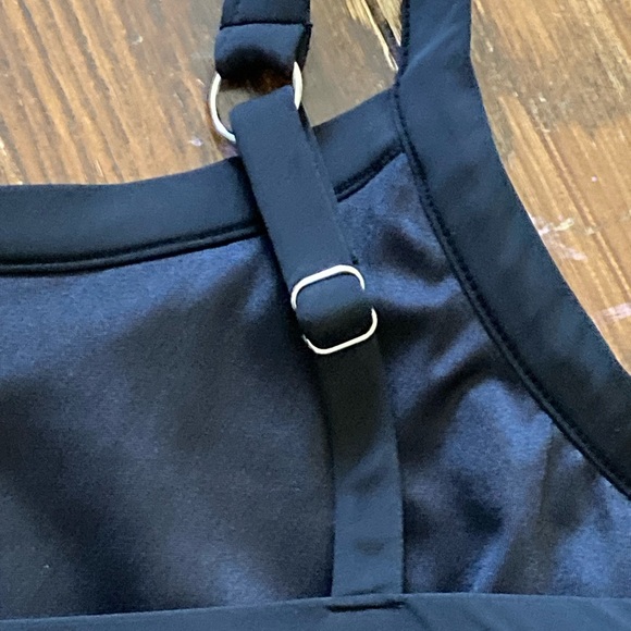 Miraclesuit Castaway Zephyr One Piece Black White Underwire Swimsuit Women's 14 - Picture 6 of 7